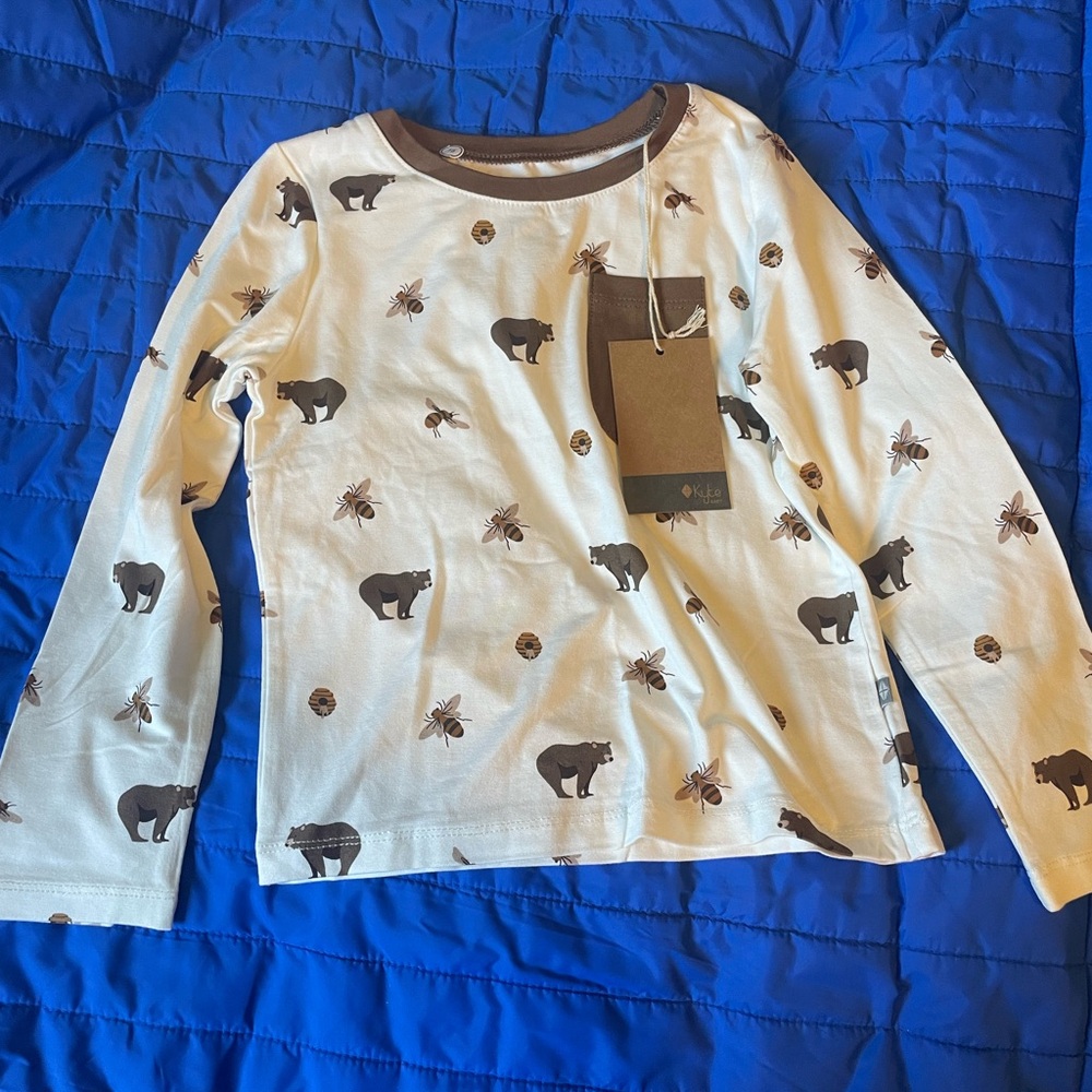 RETIRED HONEY BEAR PRINT KYTBE BABY CREW